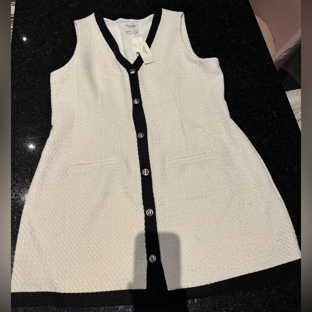 A&F Tweed Vest Mini Dress